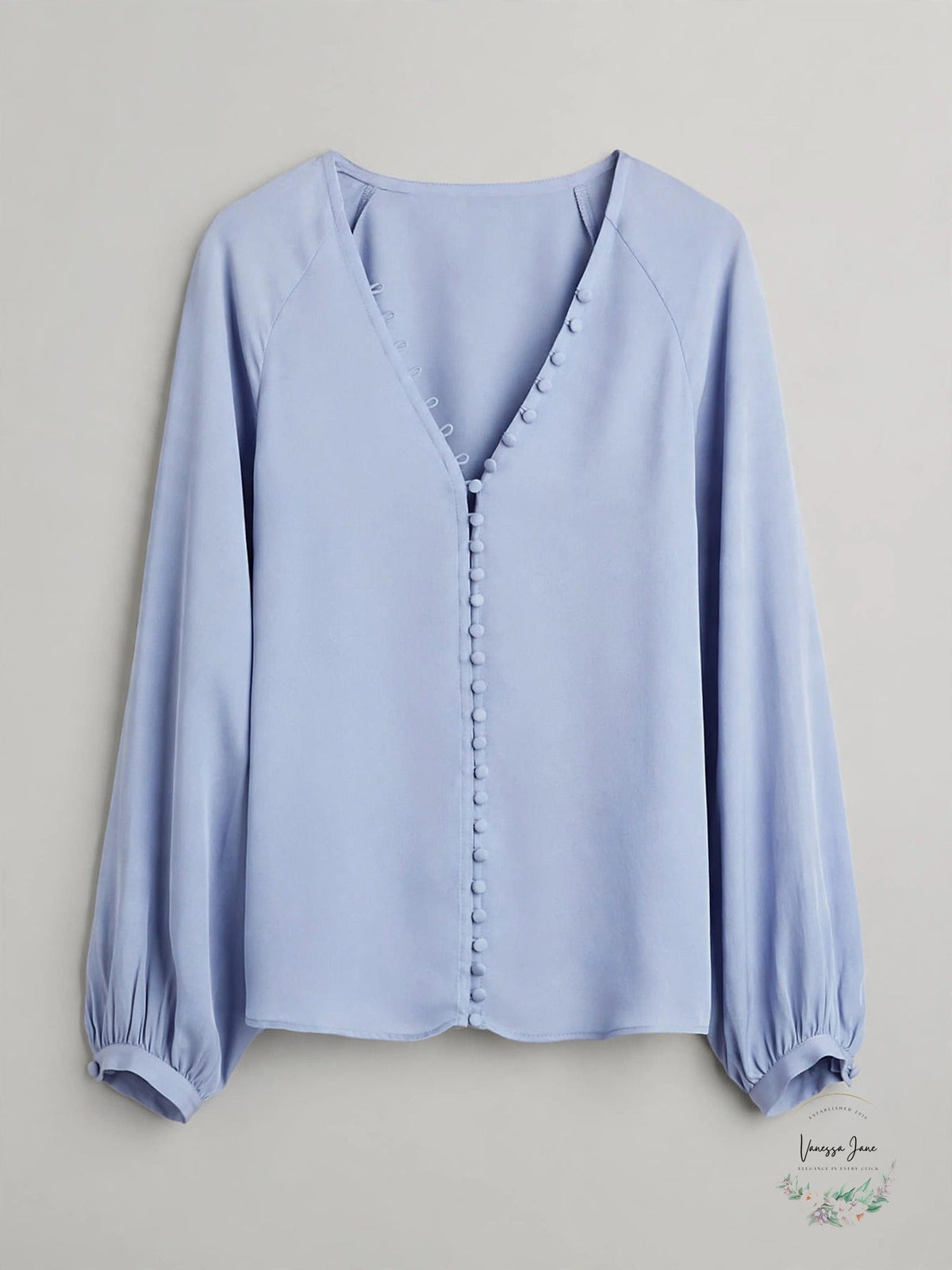 Joie Womens Shariana Button Loop Silk Blouse - Blue - Size XXS