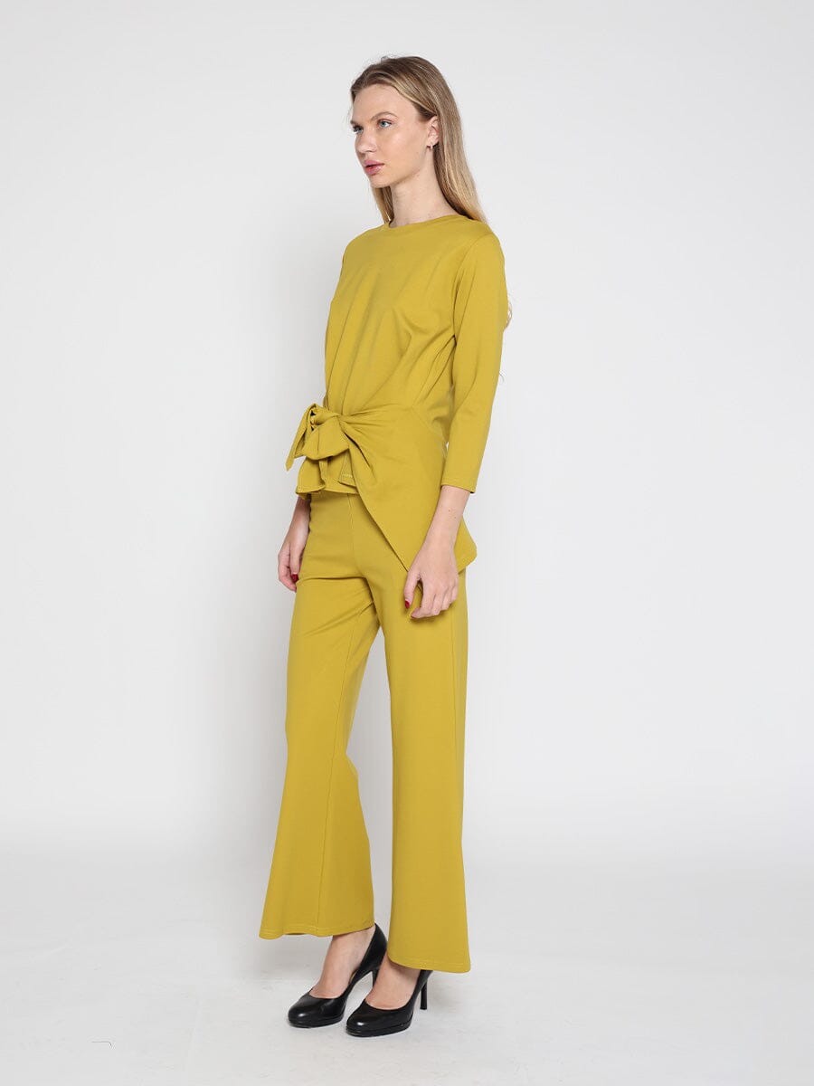 Gracia Fashion Women's Spangle Detail on The Waist Pants
